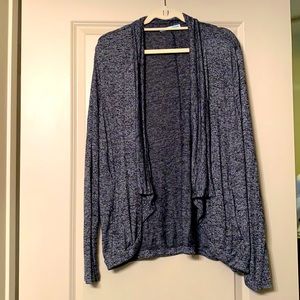 Draped cardigan with pockets
